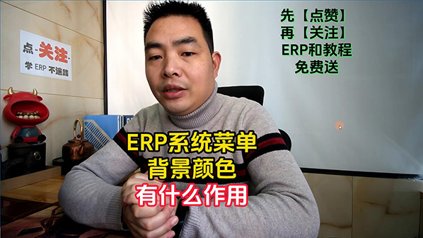 免費erp管理系統軟件菜單背景顏色有什么作用